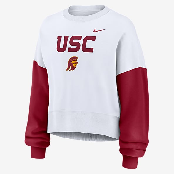 Womens USC Trojans Hoodies Pullovers. Nike